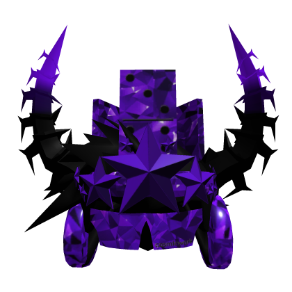 [⏳Halloween] Sparkle Purple Crown Horns Clockwork Roblox item