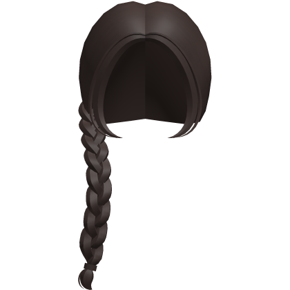 ♡ kawaii braids in dark brown Roblox item
