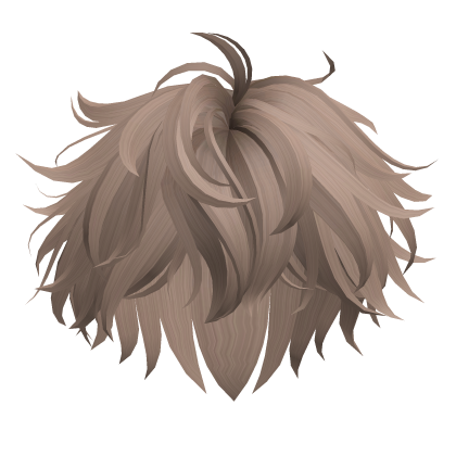 Messy & Wavy Anime Boy Hair (Milktea Brown) Roblox item