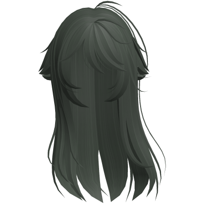 Green Shy Moe Cat Girl Windy Whispy Hair