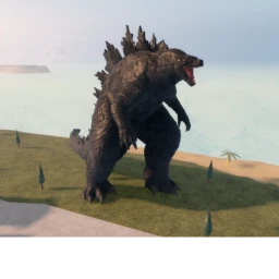 Godzilla vs bluey game icon