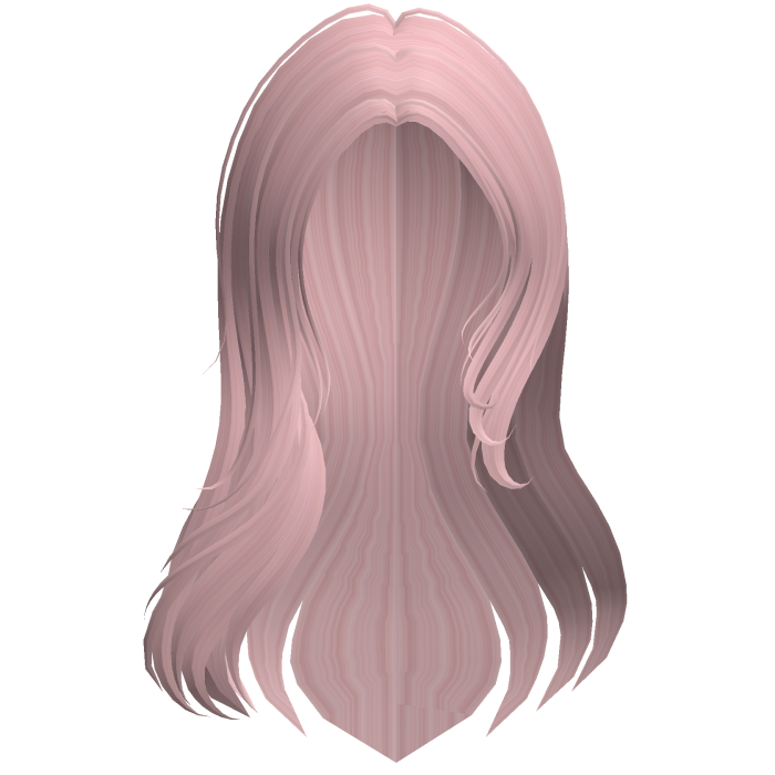 Long Soft Layered Hair (Pink)