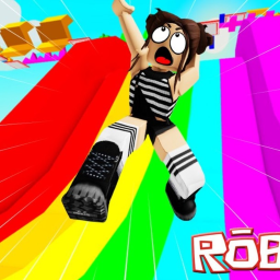 EASY  FUN RAINBOW OBBY!!