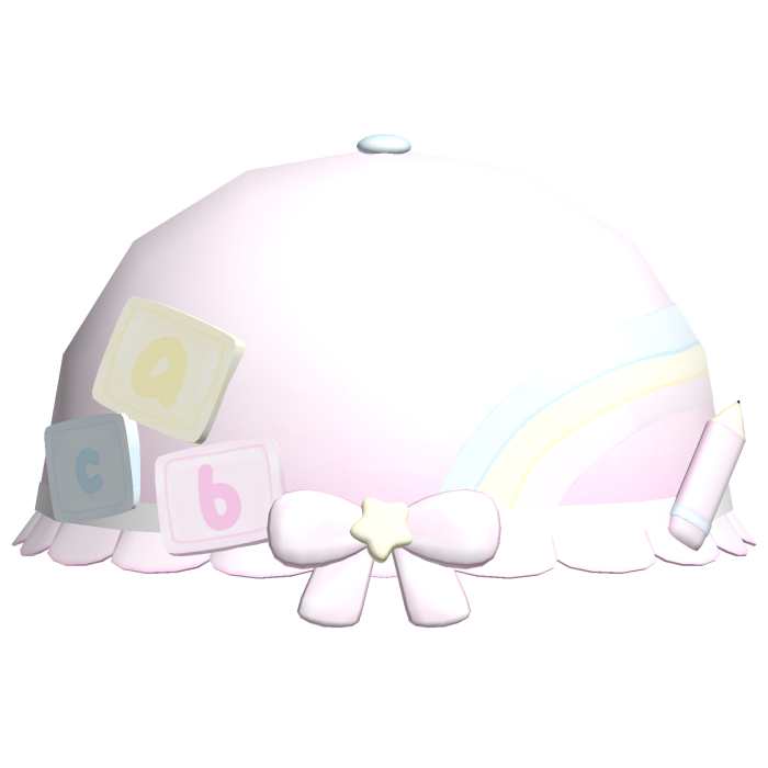 𖹭◞ mi pastel cutie rainbow nursery abcs hat ◟ ᰔ