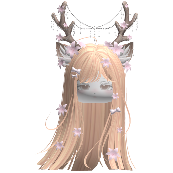 Ethereal Christmas Fairy Fawn Hair w/ Antlers