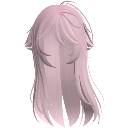 Light Pink Shy Moe Cat Girl Windy Whispy Hair