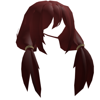 Cute gradient braided hair (red) Roblox item