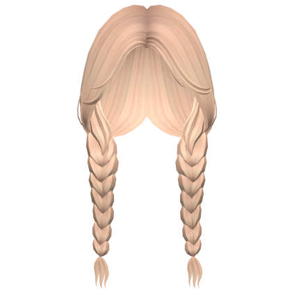 Long Blonde Braids Roblox item