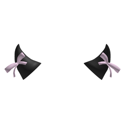 ♫ : pink bow devil horns Roblox item