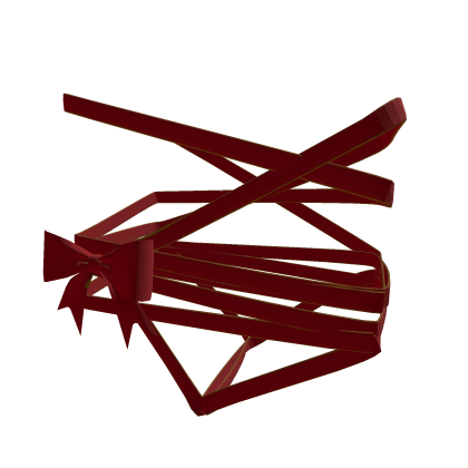 Red Gift Ribbon R6 Roblox item