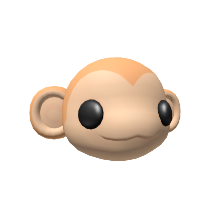 Beige Monkey Head Roblox item