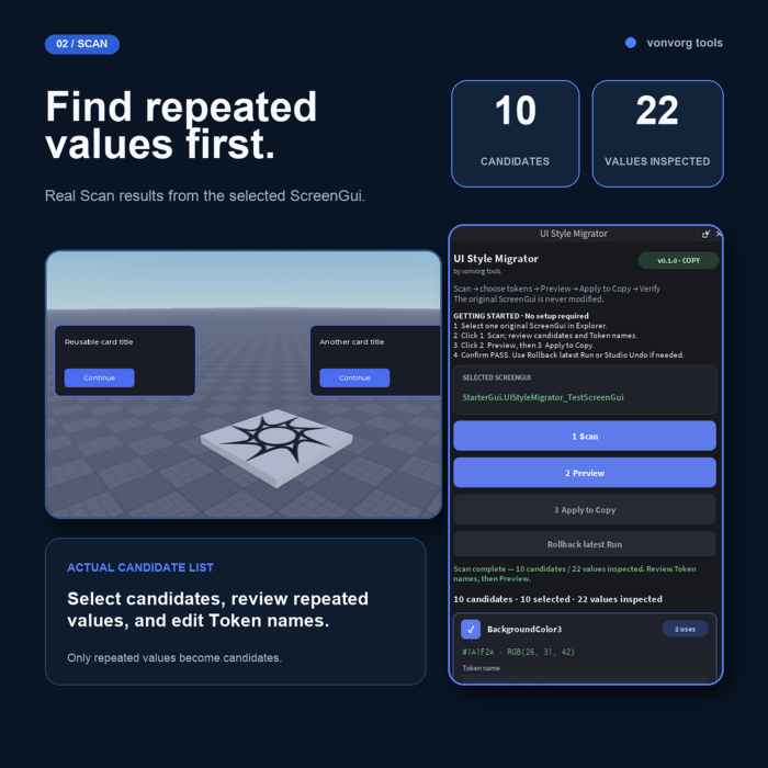 UI Style Migrator preview 4