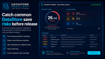 DataStore Preflight - Save Safety Scanner preview 2