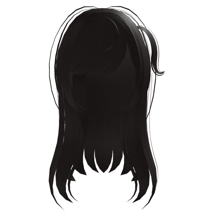 .‿ ♡cutie straight anime hair in brunette