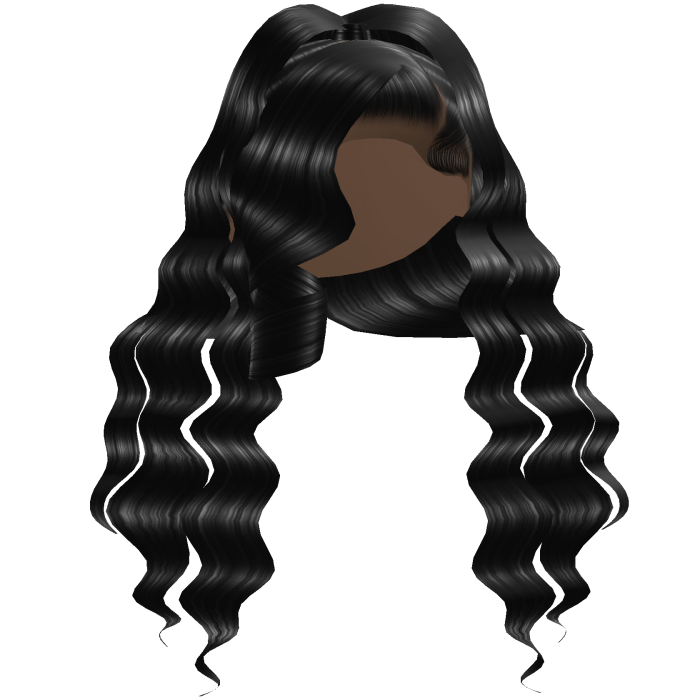 Wavy Voluminous Ponytail in Black