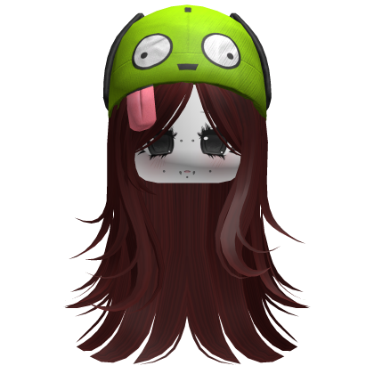 Scene Layers W/ Alien :P Hat Dark Red