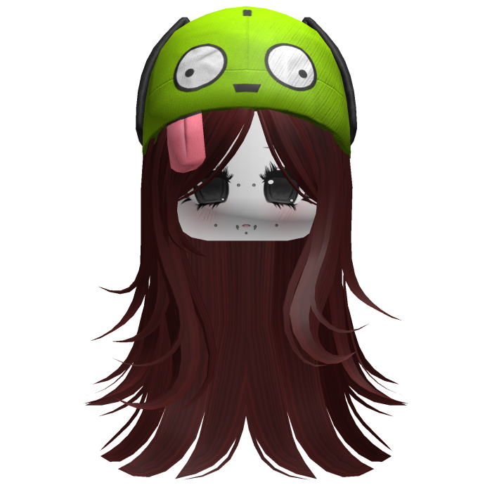 Scene Layers W/ Alien :P Hat Dark Red