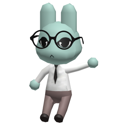 News Bunny Plushie Animal Hospital Right Shoulder