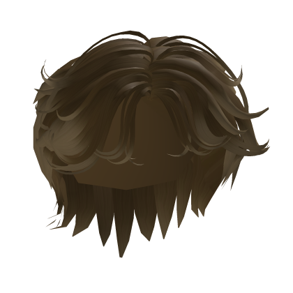 Fluffy Messy Hair (Brown) thumbnail