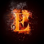 Letter E