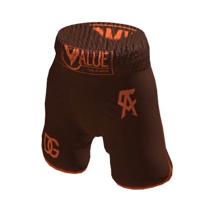 Canelo Alvarez Orange Boxing Shorts