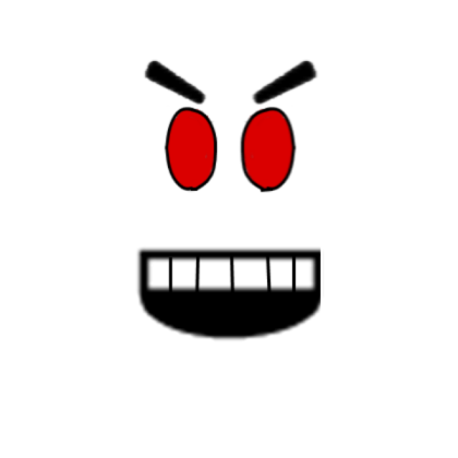 Red Evil eye face Roblox decal
