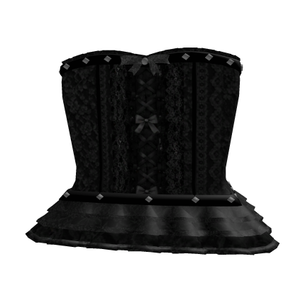 Gothic Lace Dress With Bows