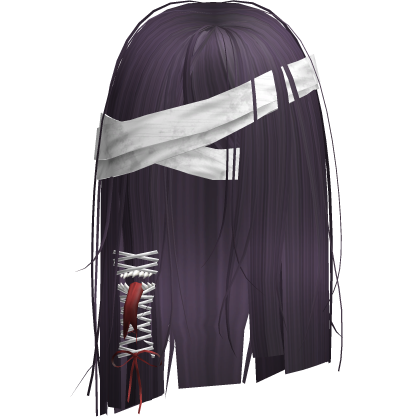Creepy Purple Short Monster Hair Bandages