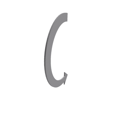 Flat Arrow Half Loop Alt