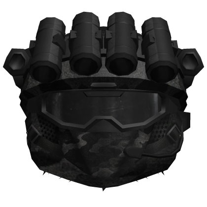 Black Tactical NVG Helmet Camo Mask Military Head