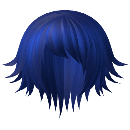goth vampire bob hair blue