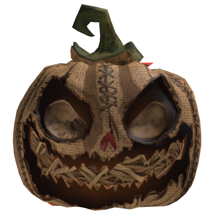 Scarecrow Pumpkin Halloween Head [Glowy] 