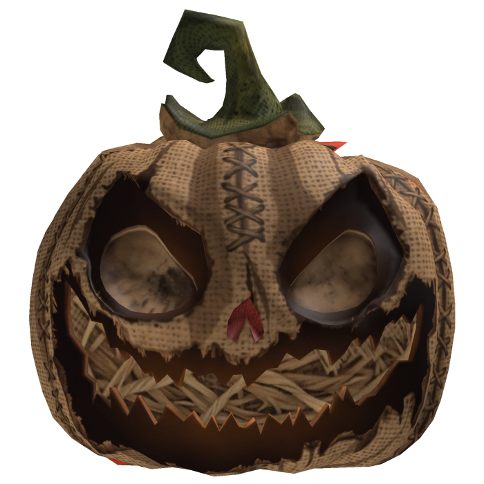 Scarecrow Pumpkin Halloween Head [Glowy] 