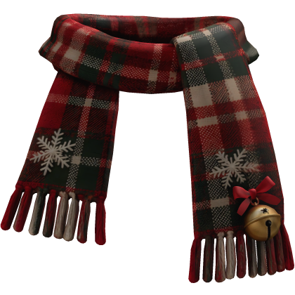 Red Christmas Plaid Scarf 1.0 Roblox item