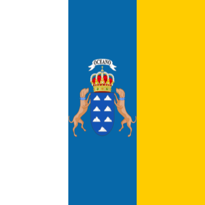 Flag of the Canary Islands Roblox decal