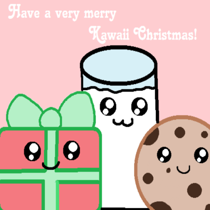 Kawaii Christmas "Merry Xmas" Roblox decal