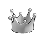 White Glitch Crown