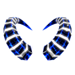 Emissive Moonbound Horns Of Azure
