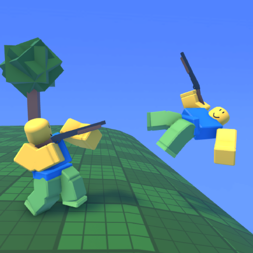 Shoot Players Off A Map Simulator official Roblox game thumbnail