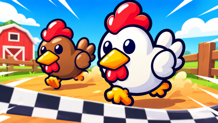 Previous thumbnail of Chicken Racers