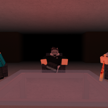 Three masked figures.