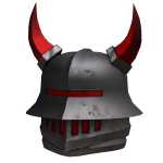 Red Silver Knight Helmet