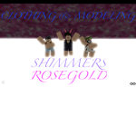 Shimmers Rose Clothing and Modeling
