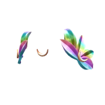 Moon Crystal Petals - Rainbow
