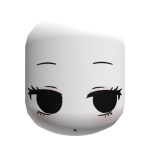 Upset Doll Makeup Face (Black)