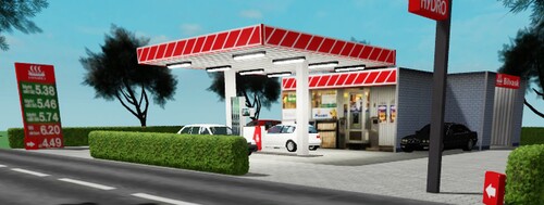 Hydro gas station 