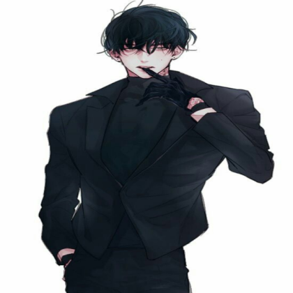 Black Haired Anime Boy Roblox decal