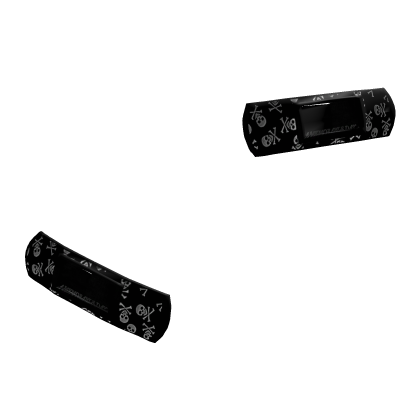 Black Skull Face Bandages