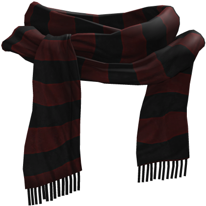 Red Striped Cosy Fashion Scarf