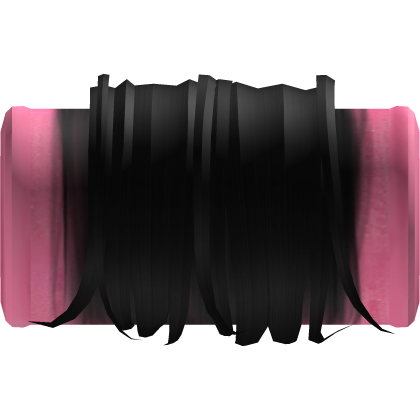 hair roller curler for bangs black Hat Roblox item